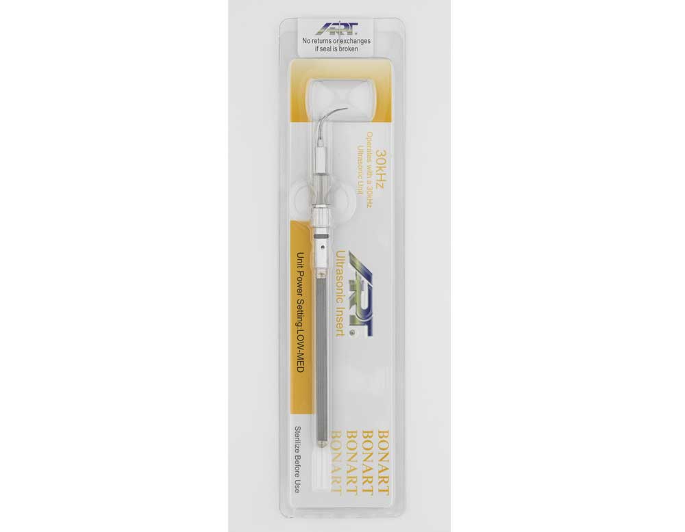 BONART P-100 Ultrasonic Scaler Inserts – 30K Slim External Flow – 2 Pack – USA Made