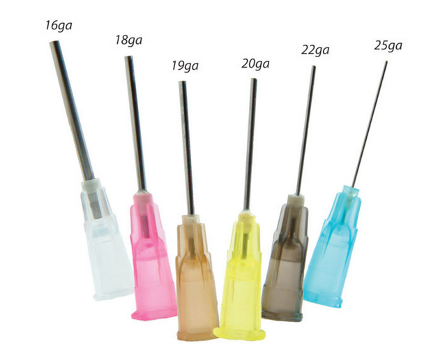Dental Irrigation Tips Elbow 2-Side Hole Endo Needle Tip 30GA 21mm Syringe Irrigator For Root