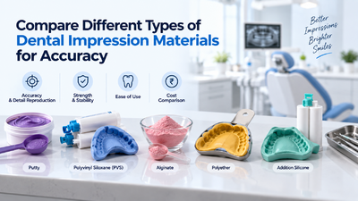 Compare Different Types of Dental Impression Materials for Accuracy