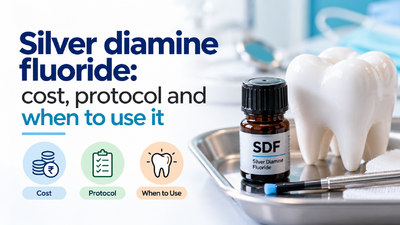 Silver diamine fluoride: cost, protocol and when to use it