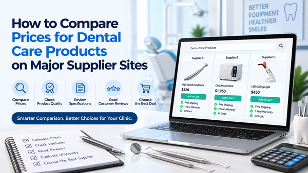 How to Compare Prices for Dental Care Products on Major Supplier Sites