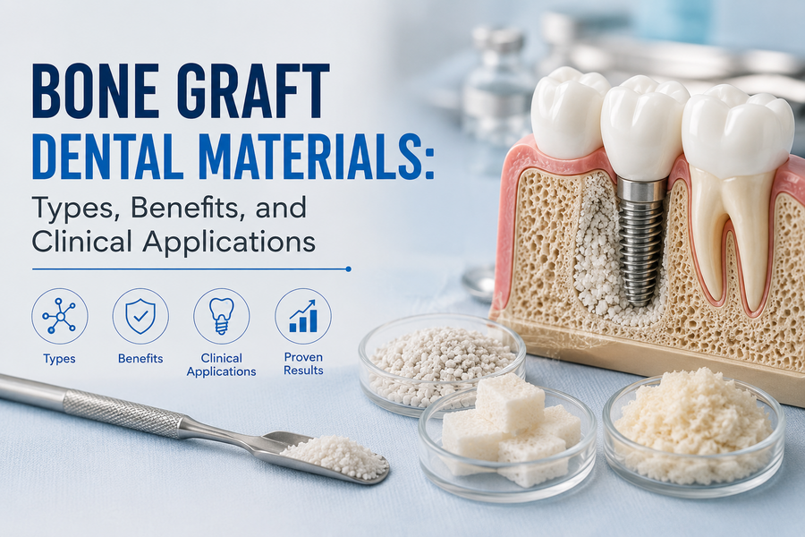 Bone Graft Dental Materials: Types, Benefits, and Clinical Applications