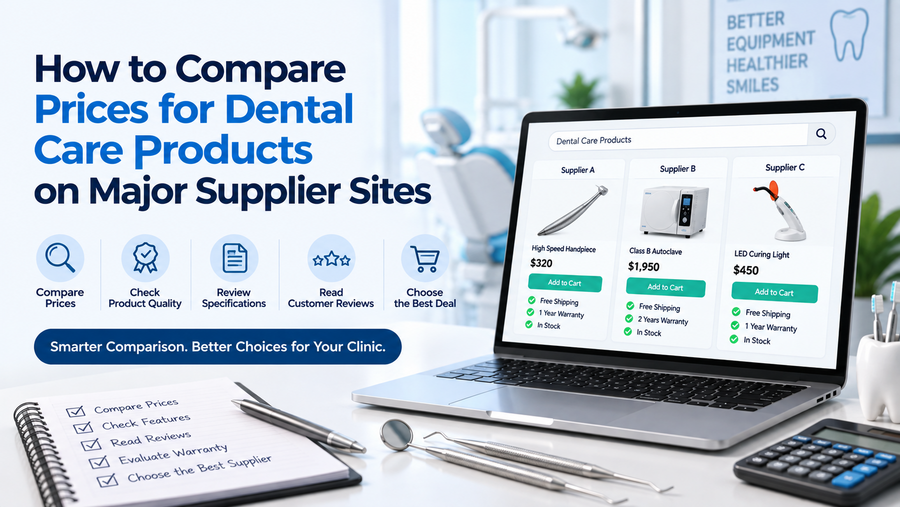 How to Compare Prices for Dental Care Products on Major Supplier Sites