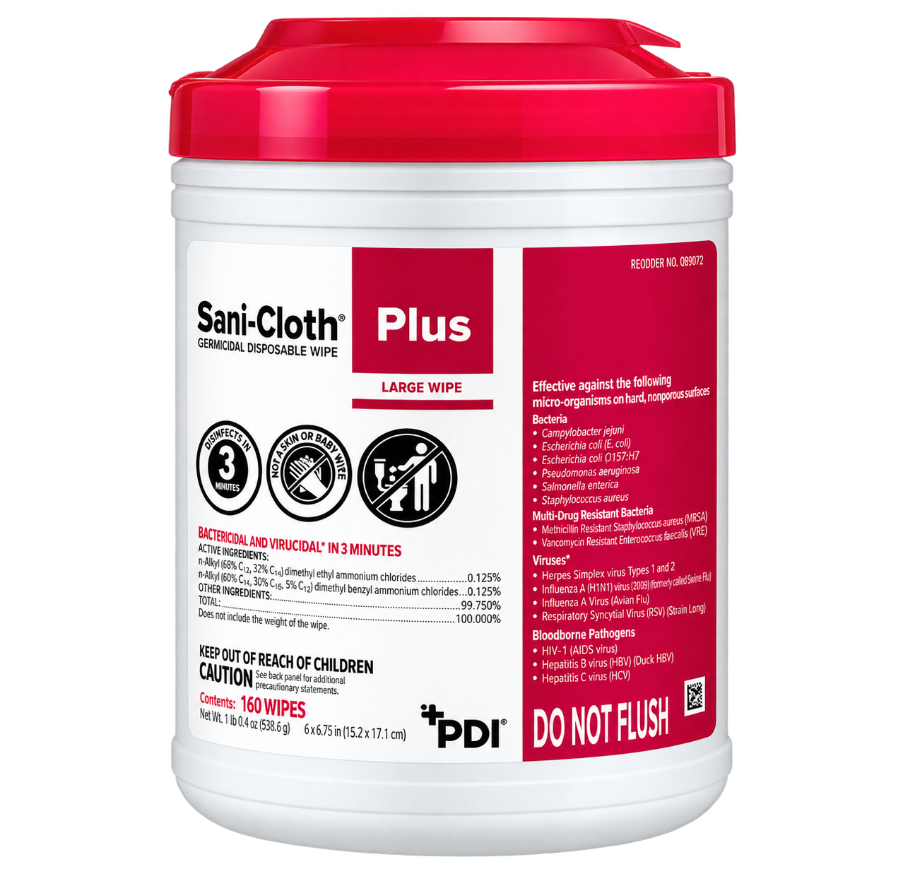 Sani-Cloth Plus Germicidal Disposable Cloth