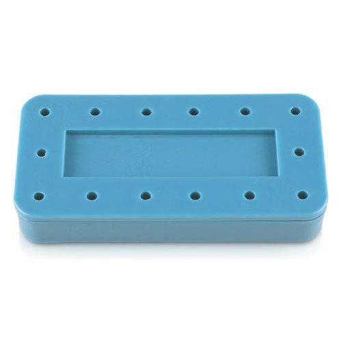 Bur Block 14 Hole Rectangular (Plasdent)