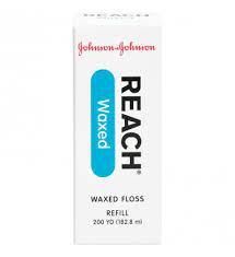 REACH FLOSS WAXED 200 YD UNFLAVORED J&J DENTAL 2749 | UK