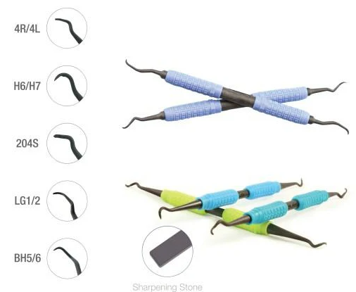 Pac-Dent ImplaKlean Implant Scaler – LG 1/2 Langer Curette, Dry Heat Autoclavable