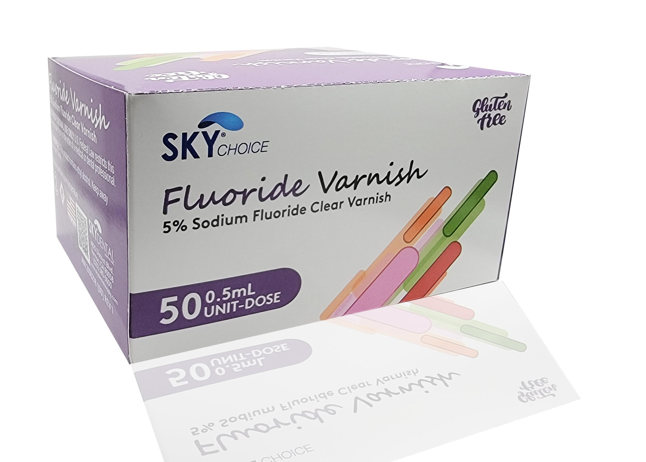 Fluoride Varnish W/ Xylitol 50/Box (Sky Choice)