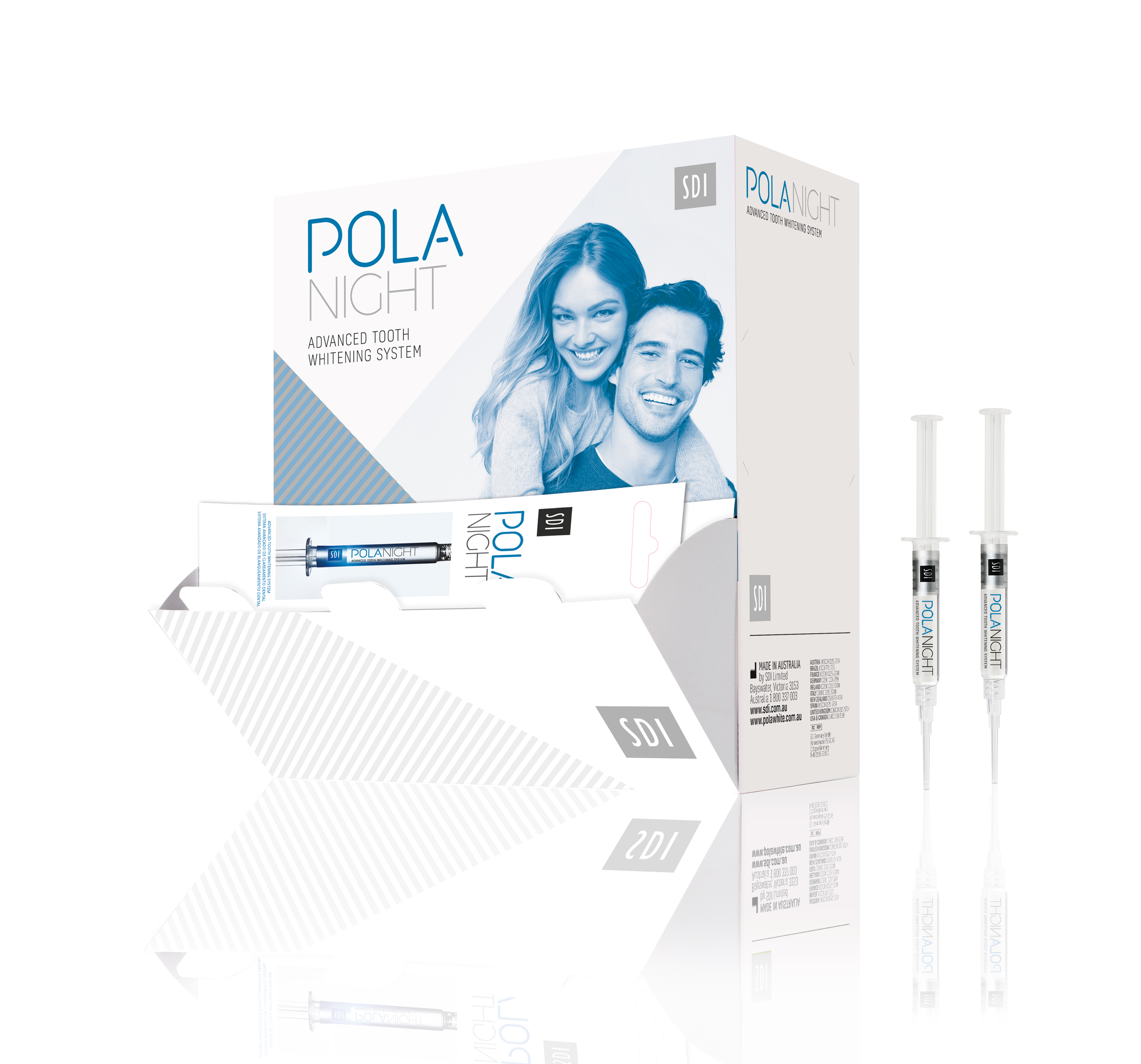 POLA。WHITE SX20g Pola Night Tooth Whitening Carbamide Peroxide Dispenser Kit (SDI)