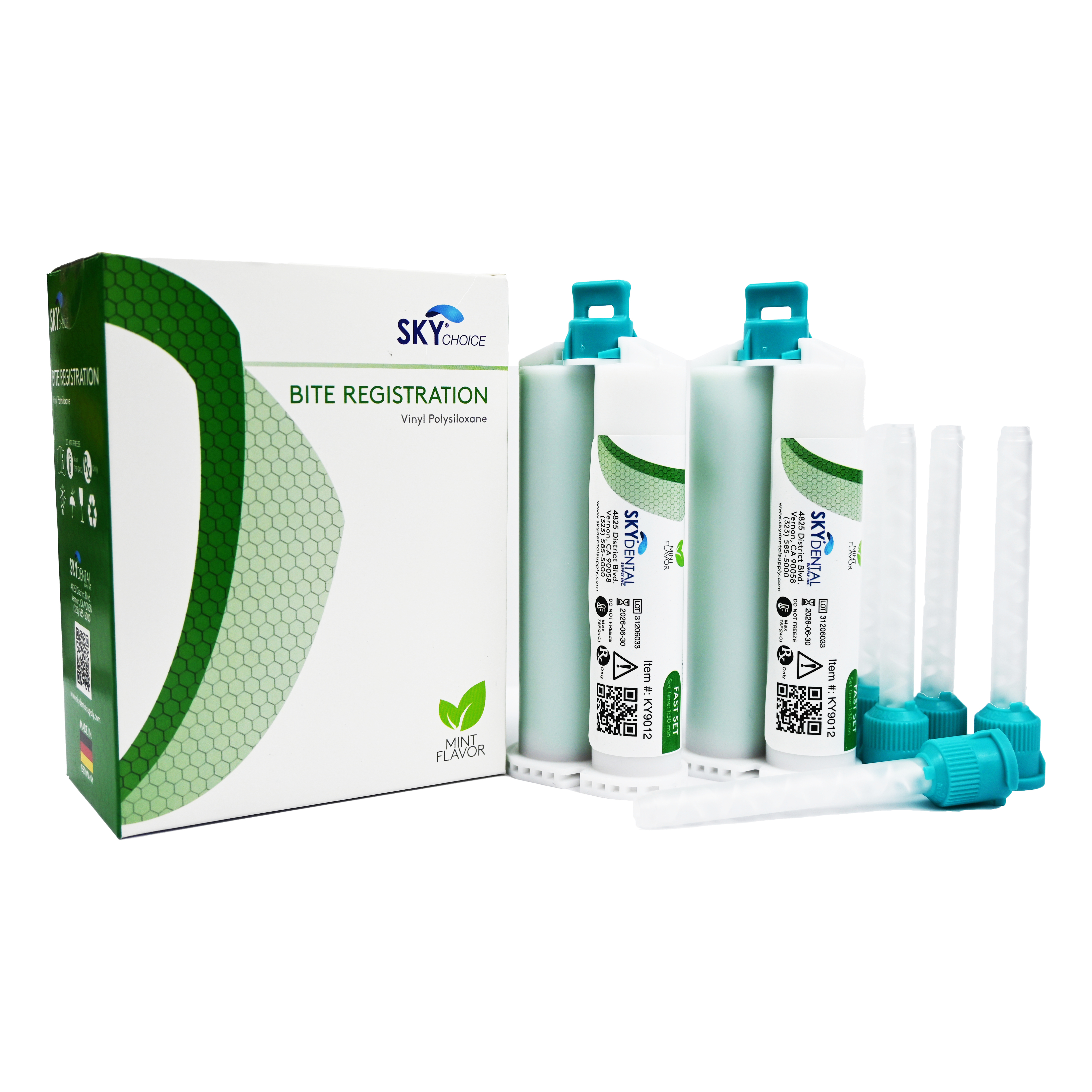 HEXA BITE REGISTRATION - GERMAN MADE SUPER FAST SET - 2 X 50 ML
