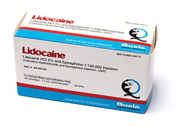 Lidocaine HCI 2% with Epinephrine 1:100,000 (Rx), 50/bx 