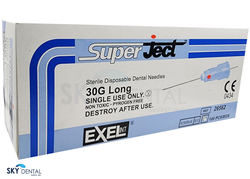 Exel Dental Needle, 30G Long 100/Box (Exel)