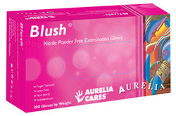 Aurelia Blush Nitrile Powder-Free Exam Glove Pink 200/box