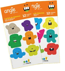 Angie Giveaway Stickers Pack of 72 (Angelus)