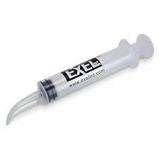 Curved Tip Syringe 12cc 50/Box (Exel)