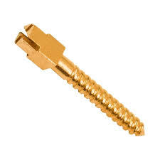 Gold Screw Posts Conical Refills pack of 12