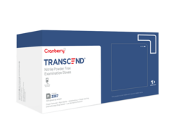 Transcend Nitrile Exam Gloves, Powder Free Matte Blue (Cranberry)