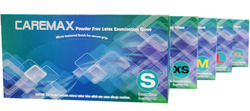 Gloves Latex Exam Powder Free Textured (Caremax)