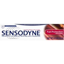 Sensodyne Full Protection Plus Whitening Toothpaste, 4 oz. tube, 12/cs