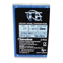 K3 XF NiTi Files 23 mm 6/Pkg (SybronEndo)