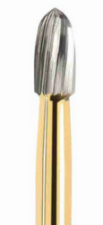Trimming and Finishing Carbide Burs, FG 12-Blades #7406 10/Pkg