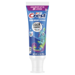 Toothpaste Kids 3+ Years Color Change Bubble Gum 4.2 oz Tube, 24/cs 