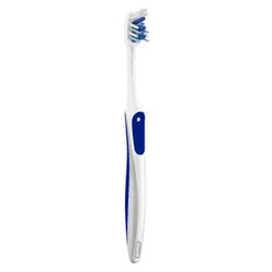 Toothbrush Adult CrossAction Compact Soft Blue 12/Pkg (Oral-B)