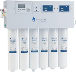 Sterisil AC+ System Produces Autoclave Water (For Water >250 PPM TDS). Incl. UV Bulb #AC+ System