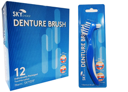 Denture Brushes (12/BX) (Sky Choice)