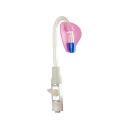 Pink Petal Saliva Ejector Attachments 100/Pkg