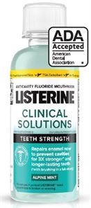 Listerine Clinical Solutions Teeth Strength Antiseptic, Alpine Mint, 24/pk (J&J)