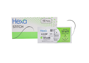 Sutures Nylon 12/Pkg (Hexa Dental)