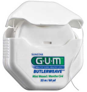 GUM BulterWeave Floss Waxed Mint