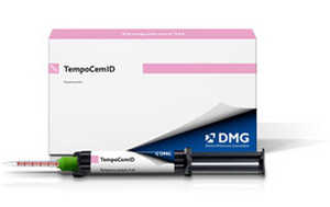 TempoCem ID Temporary Cement 5ml Syringe, 10 Smartmix Tips (DMG)