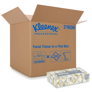 Kleenex Tissue, White (125/pkg x 48)