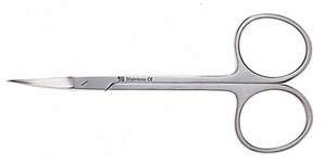 6 Straight Iris Scissors - 4.5\" Surgical Dental Instruments, Sharp Blades