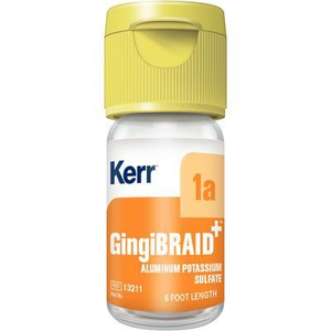 GingiBRAID+ Braided Retraction Cord Medicated (Aluminum Potassium Sulfate 10%) (Kerr)