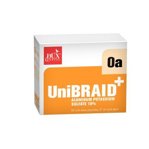 UniBraid+ Unit Dose Retraction Cord – 10% Aluminum Potassium Sulfate, 50 Packets/Box (Kerr)