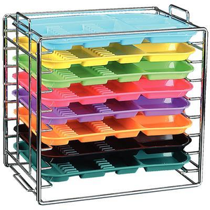 Tray Rack Stackable Front Loading Long Side Size 