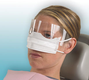Patient Safety Mask with Shield White 25/box