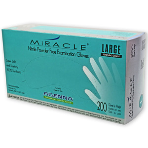 Gloves Miracle Nitrile P/F 100 (Adenna)