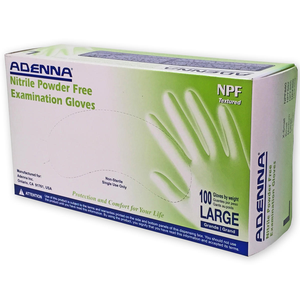 Gloves Nitrile Powder Free Exam Gloves (Adenna)