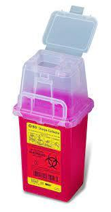 Sharps Collector 1.5 qrts Phlebotomy Red (Crosstex)