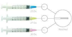 Syringe 3cc LLock w/Needle (Pacdent)