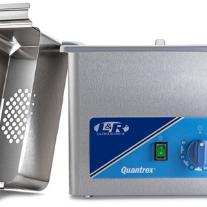 Ultrasonic Unit Quantrex 140H w/Timer, Heat & Drain 3.2 Liter (0.85 Gal) #610 (L&R)