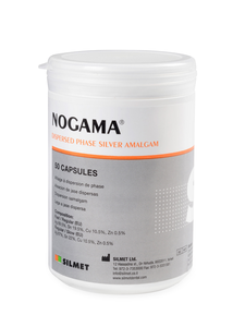 Nogama Dispersed Phase Alloy 69%Ag, High Copper, Non Gamma II Amalgam
