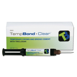 TEMP BOND CLEAR Automix Syringe Temporary Cement (Kerr)