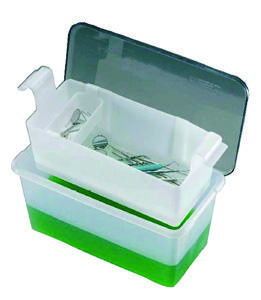 C-Tub Instrument Receptacle Clear Holds 1 gallon Solution