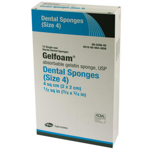 Gelfoam Dental Sponges #4 12/box