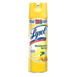 Lysol Disinfectant Spray 19oz Lemon Breeze Scent 